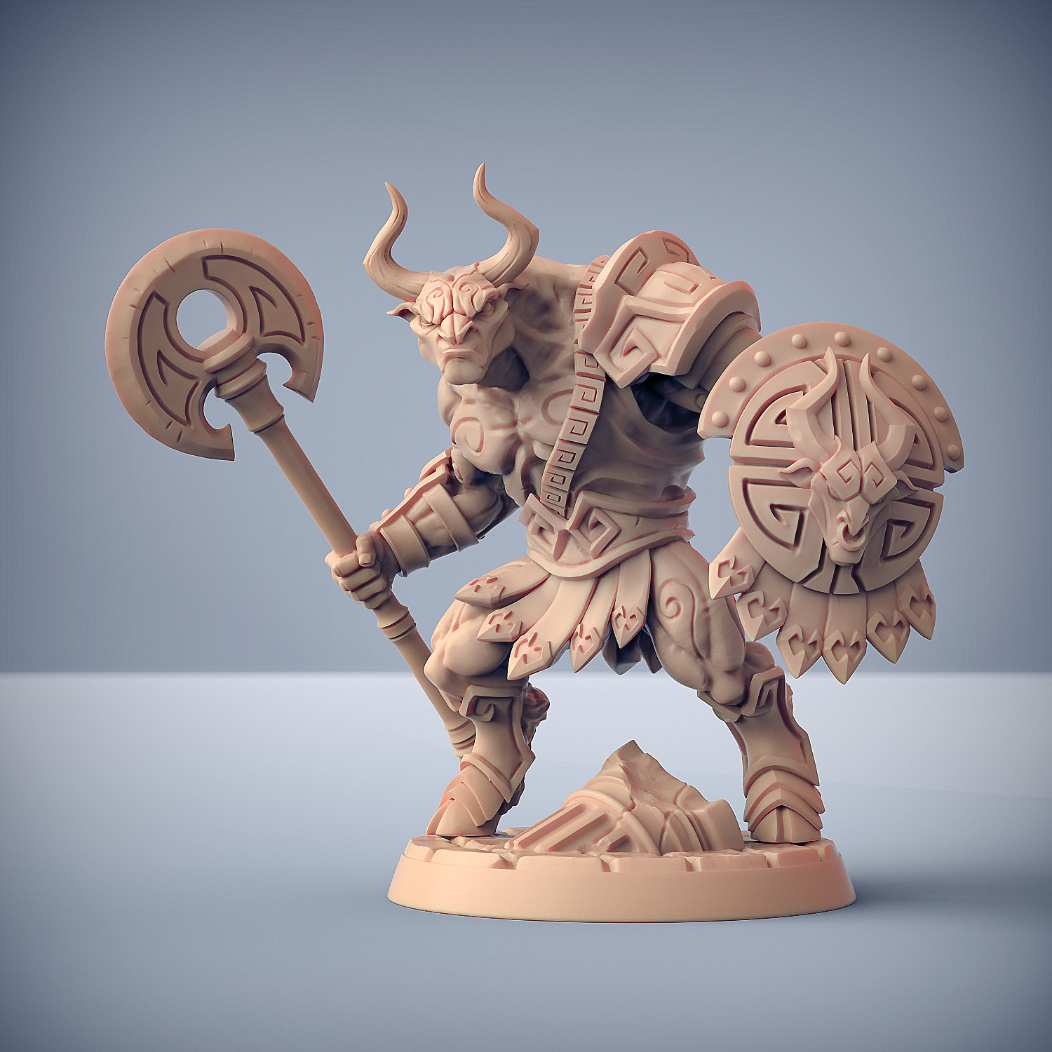 Labyrinth Minoc A v1 - Minotaur - Artisan Guild Fantasy Dungeons & Dragons Mini