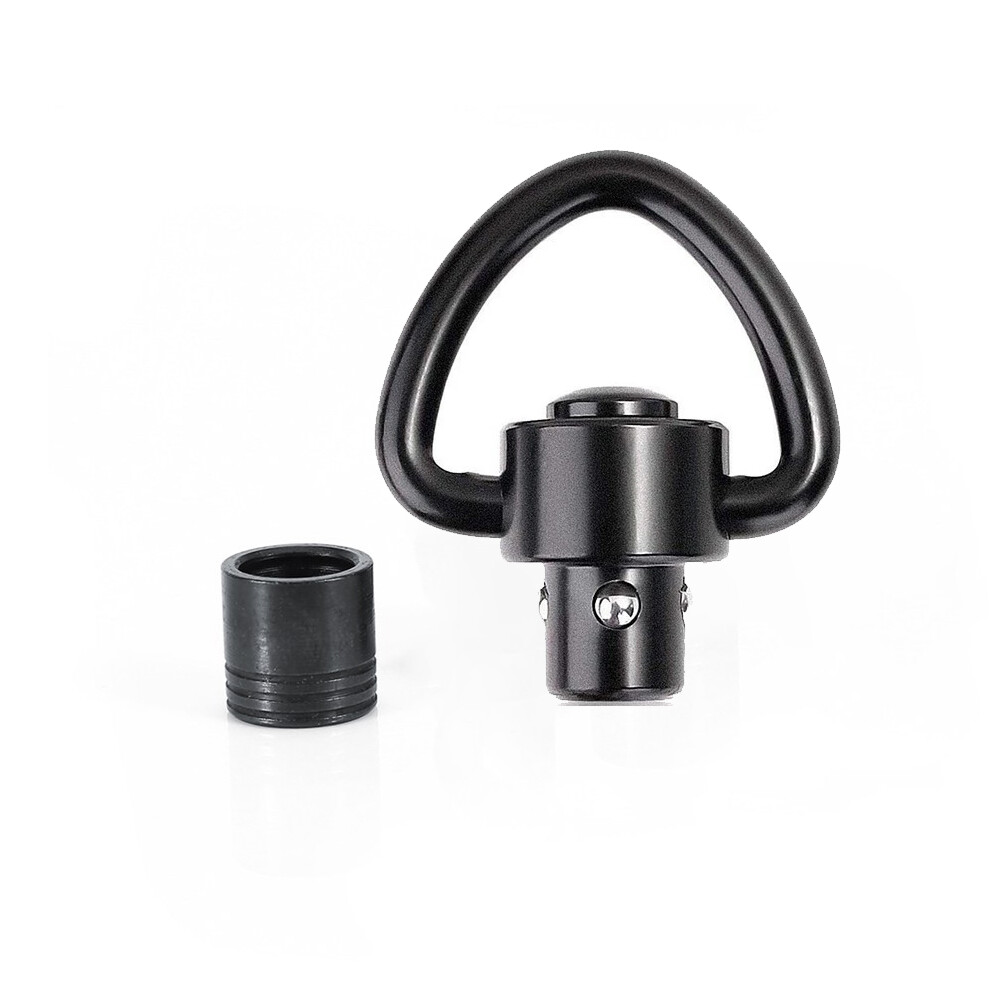 2Pcs 1 Inch Tactical Quick Detach Sling Swivel Mount QD Push Button Loop Adapter