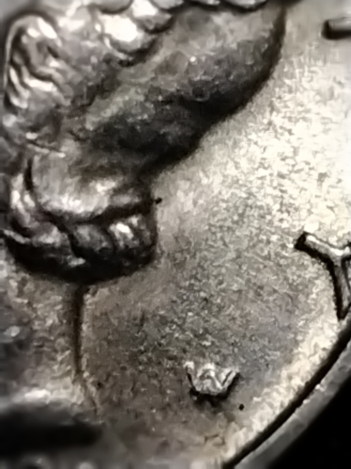 1944 S Mercury Dime Error "In Cod We Trust " Full Bands