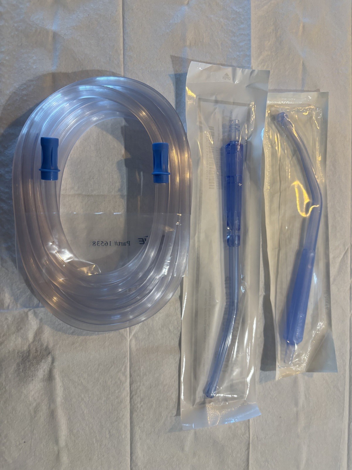 Two Sterile Yankauer with Bulb Tip with Tubing, New Exp 9-14-24