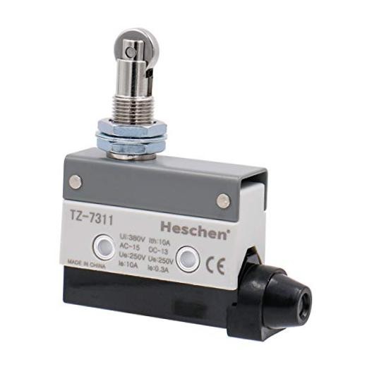 Horizontal limit switch TZ-7311 momentray parallel roller plunger actuator AC