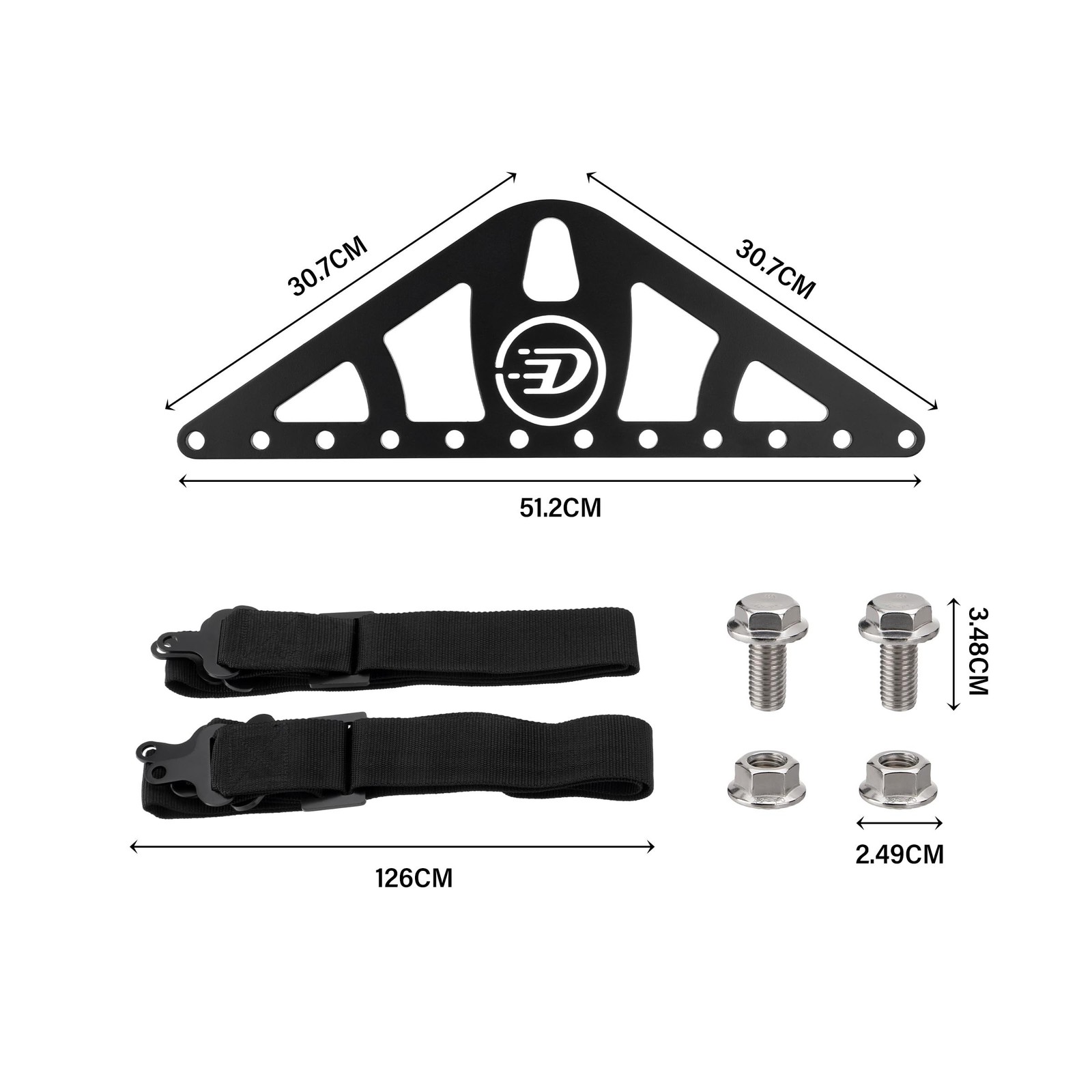 Heavy-Duty Engine Lifting Sling, 2-Point Or 4-Point Adjustable Nylon Straps w...