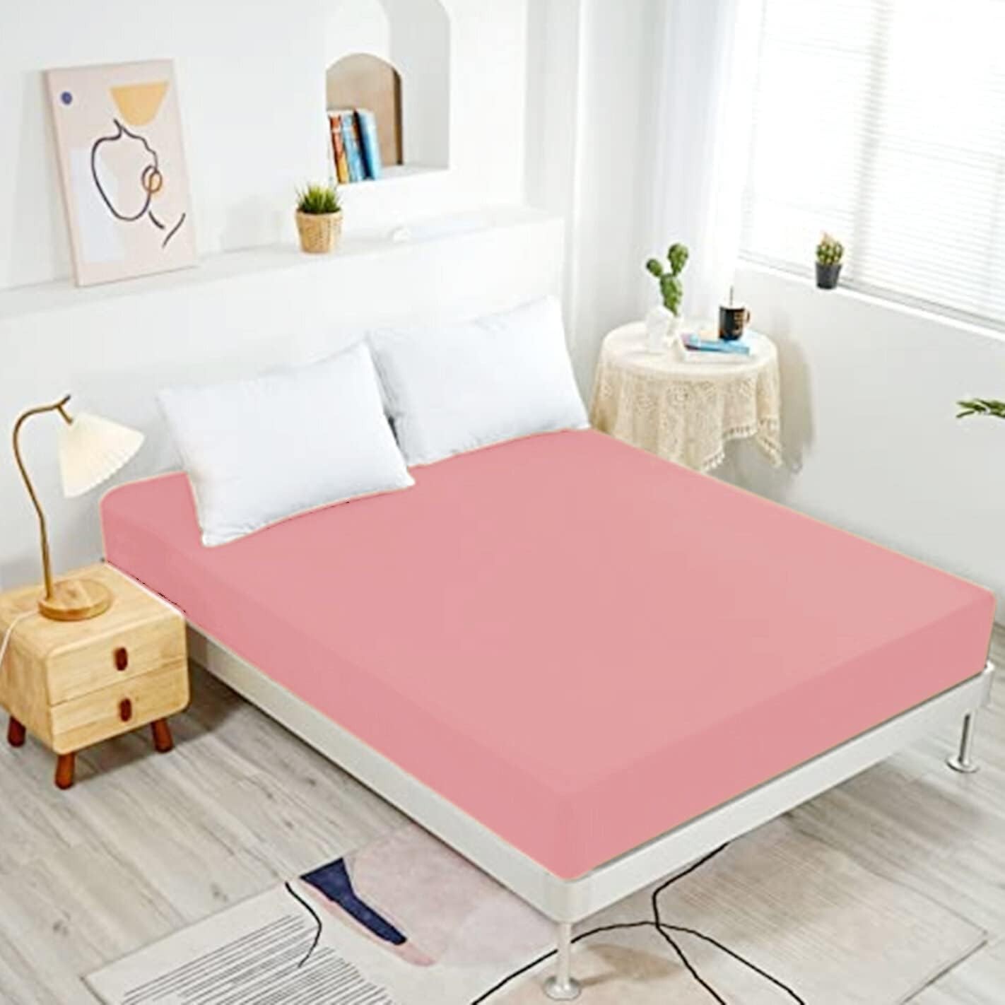 Fitted Sheet-Deep Pockets-Soft Microfiber-Easy Care-Shrinkage & Fade