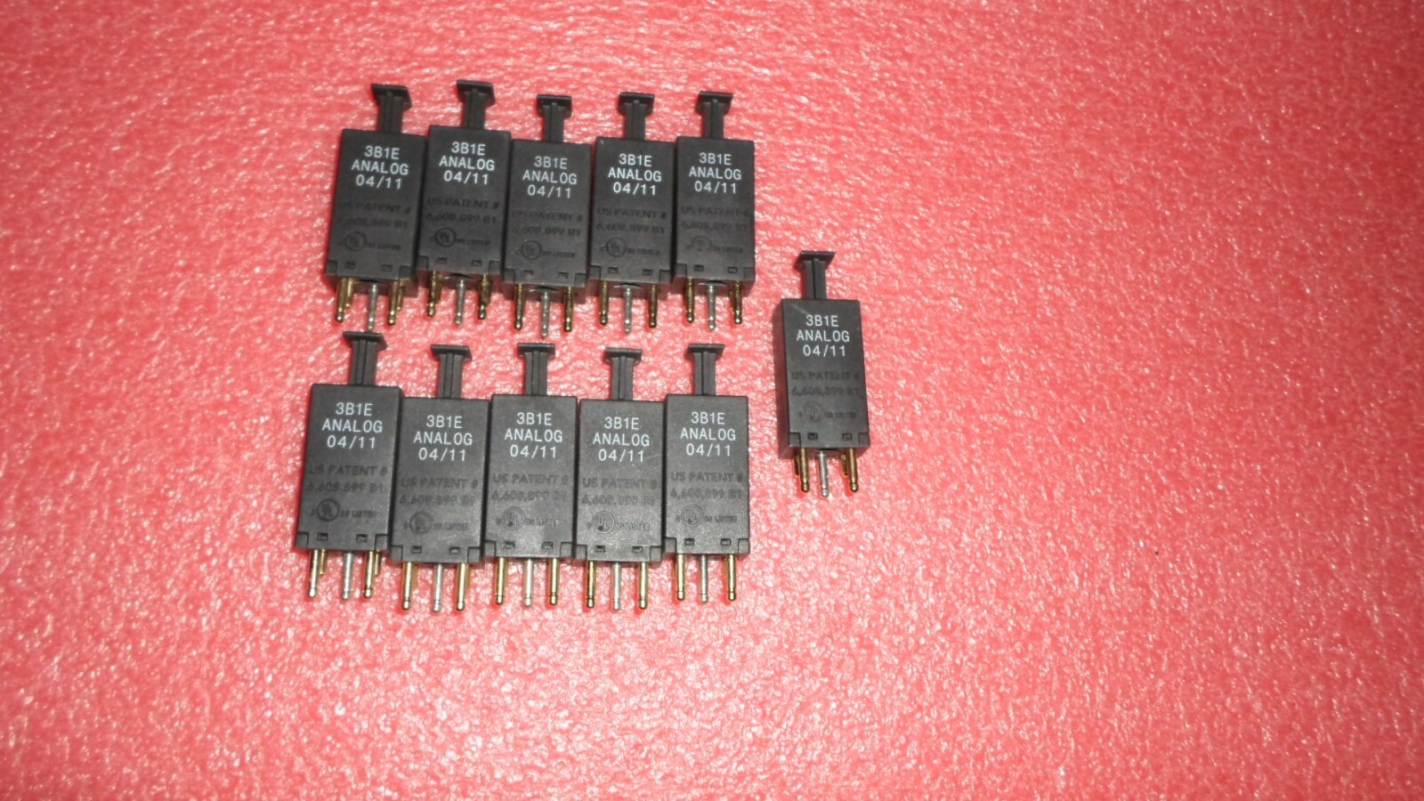 Lot of 11 Circa Telecom 3B1E Gas Fuse for Analog Lines.