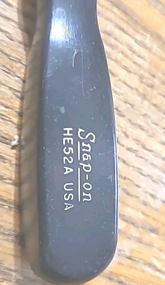 Snap-On HE52A Black Hard Handle Headlamp Spring Tool 7'' Long USA Made EUC Tool