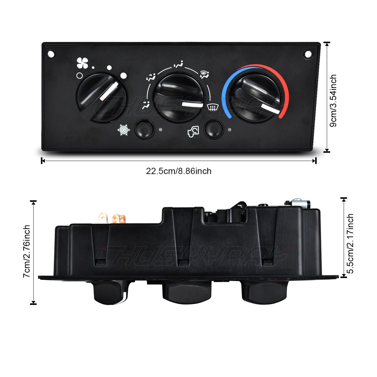 For Peterbilt 379 Truck A/C Heater Climate Control Module Panel Switch Q21-6119