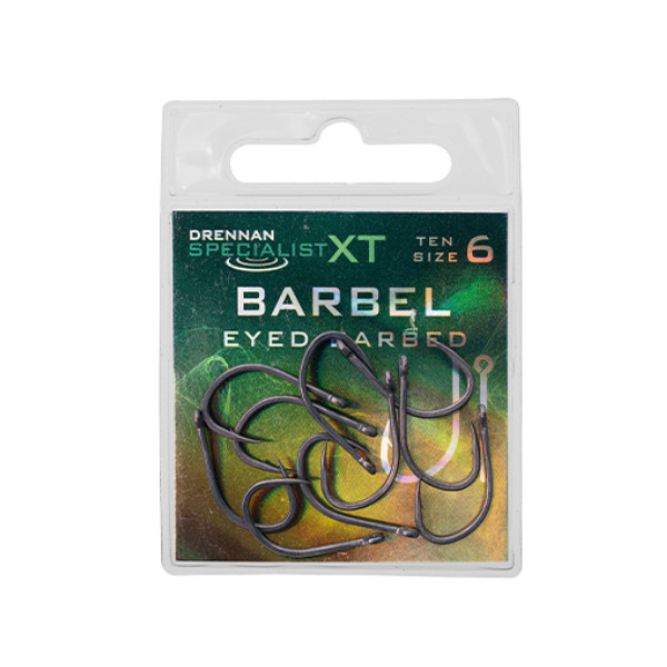 Drennan Specialist XT Barbel Strong Heavy Duty Barbel Fishing Hooks Barbed