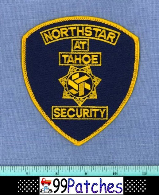 NORTHSTAR AT TAHOE SECURITY CALIFORNIA Casino Resort Hotel Police Patch SKI 7C