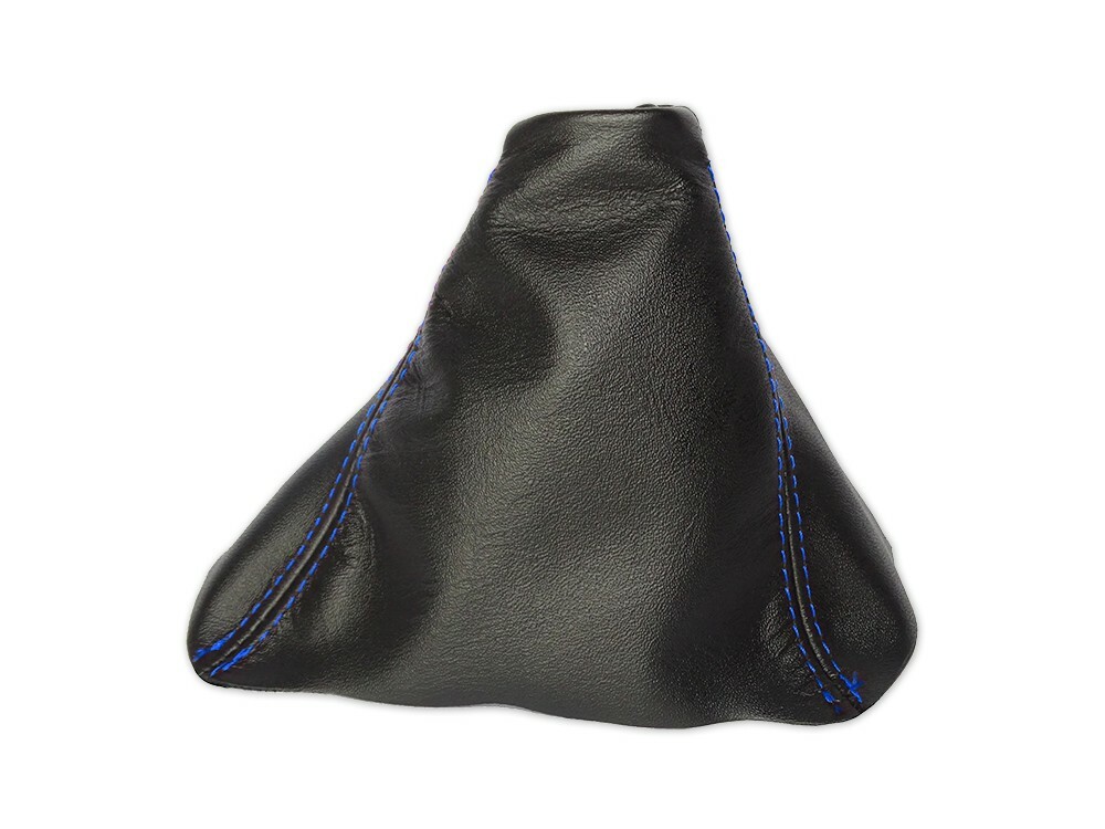 Shift Boot For BMW Z4 E89 2009-2016 Roadster Leather Blue Stitching