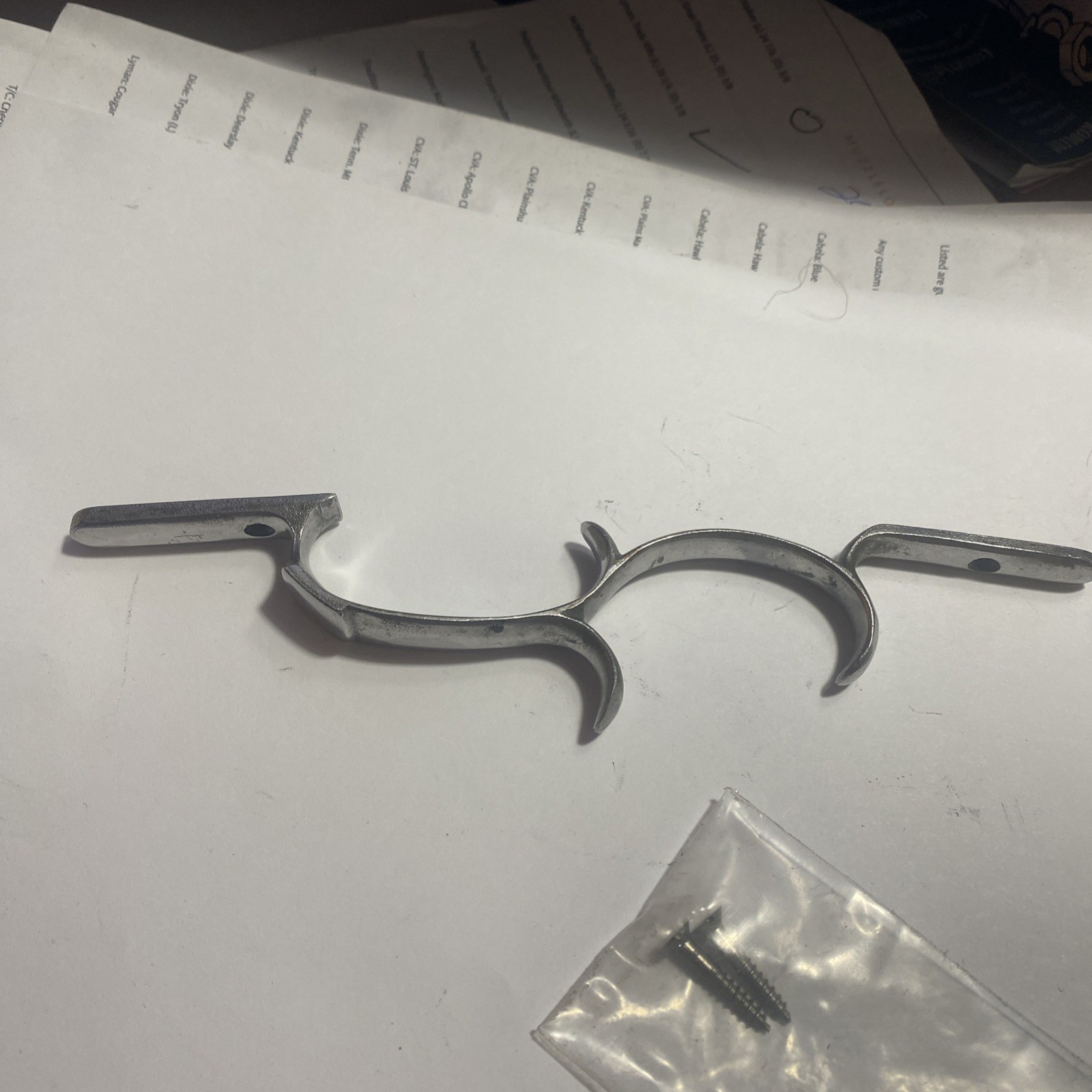 Steel Trigger Guard and Screws for Mountain Rifle, Missouri or Hunter Hawken.