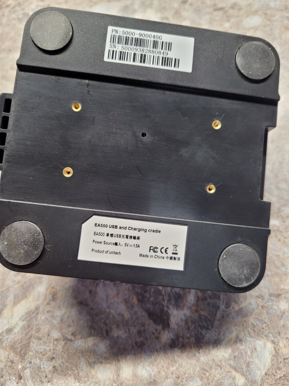 Unitech Electronics EA500 W/Docking Base Type-C TESTED !!!
