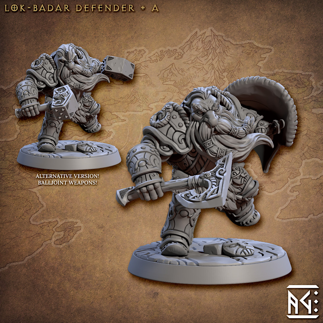 Dwarf A - Fighter - Artisan Guild - Dungeons and Dragons