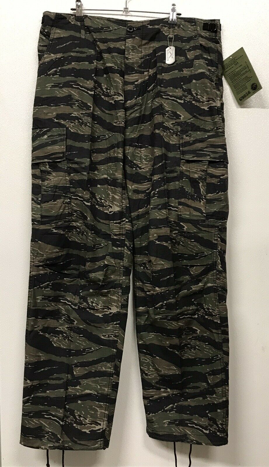Vietnam Era Reproduction Tigerstripe Six Pocket BDU Pants Large Regular NEW
