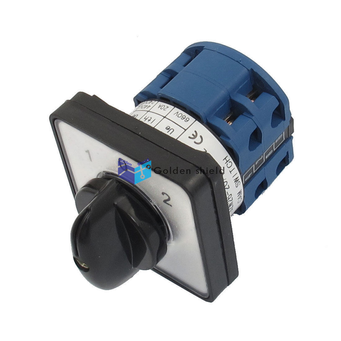 SZW26-20/D202.2 1-0-2 On-Off-On Position 8Terminals Rotary CamCombination Swit