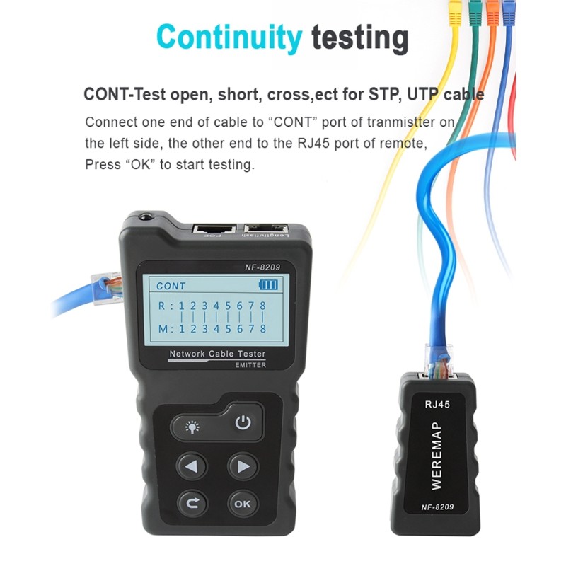 Cable Tracker Cable Testers Cable PoE Detector for POE Testing