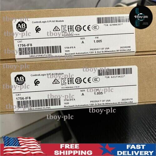 New Factory Sealed Allen-Bradley 1756-IF8 ControlLogix Point A/I Module AB US
