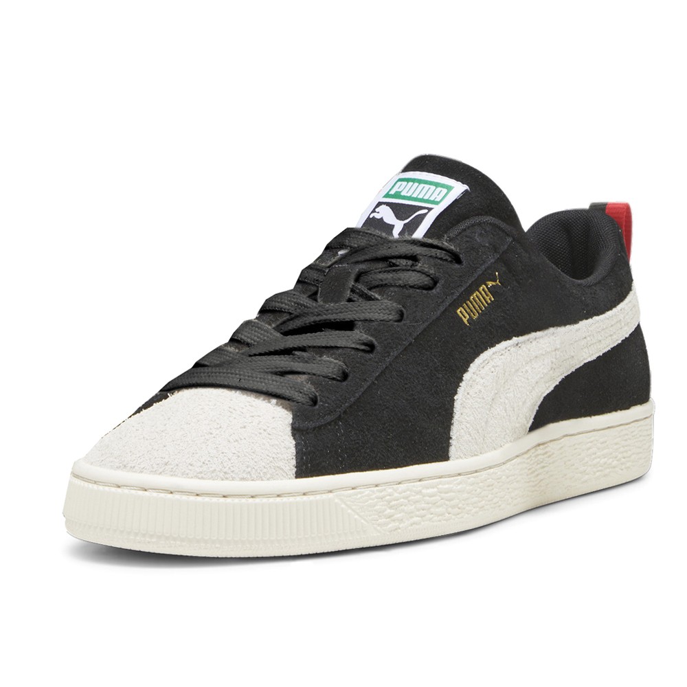 PUMA Suede Cassette Tape Lace Up Mens Black Sneakers Casual Shoes 39454401