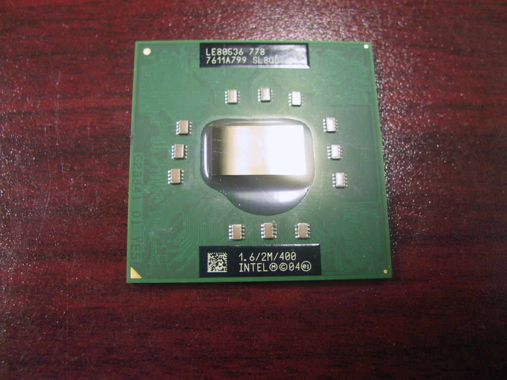 SL8QG Intel Pentium M 778 1.60GHz 400MHz FSB 2MB L2 Cache BGA 479 Mobile Pr