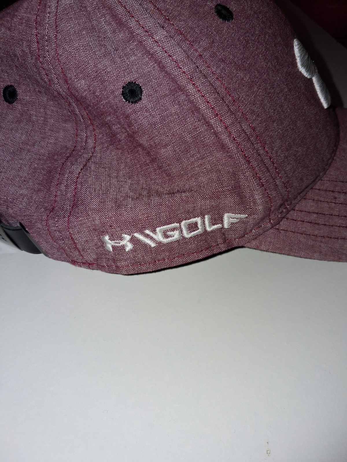 Mens Golf Hat Maroon Under Armour Strap Back One Size OS