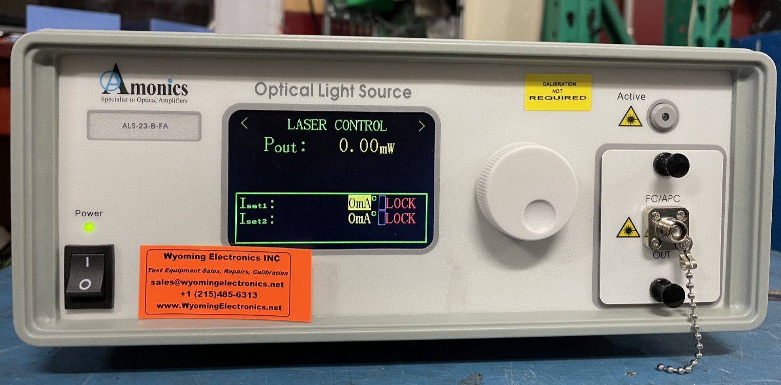 Amonics ALS-23-B-FA Optical Light Source