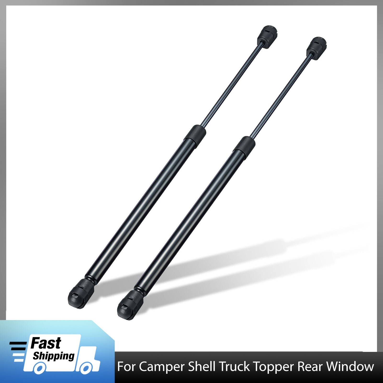 2x Gas Strut Lift Support for Truck Topper Extended Length 17in 45lbs C16-04270