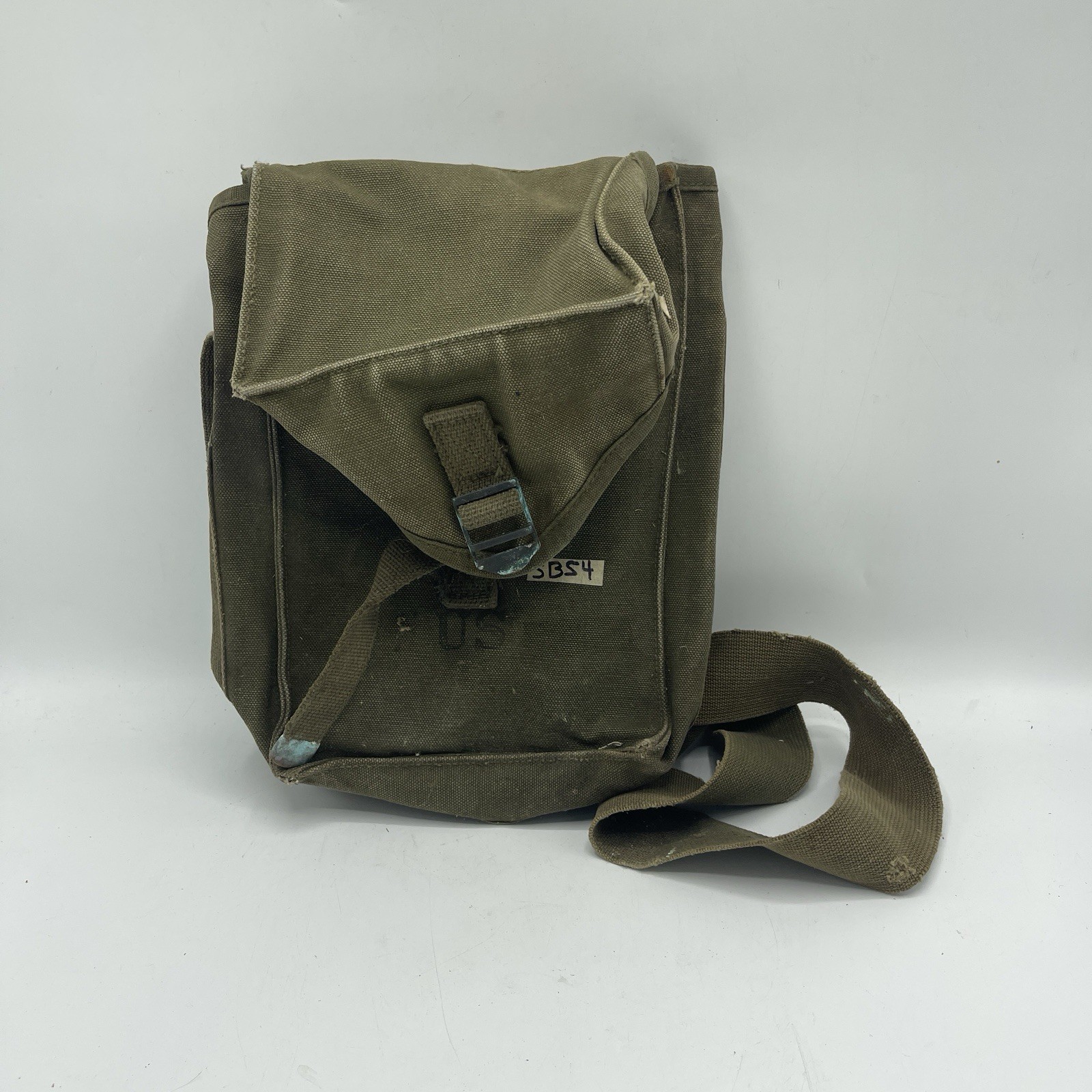 VINTAGE 1951 US ARMY SMALL ARMS MILITARY BAG/SACK AMMUNITION CASE (74-B-54-30)