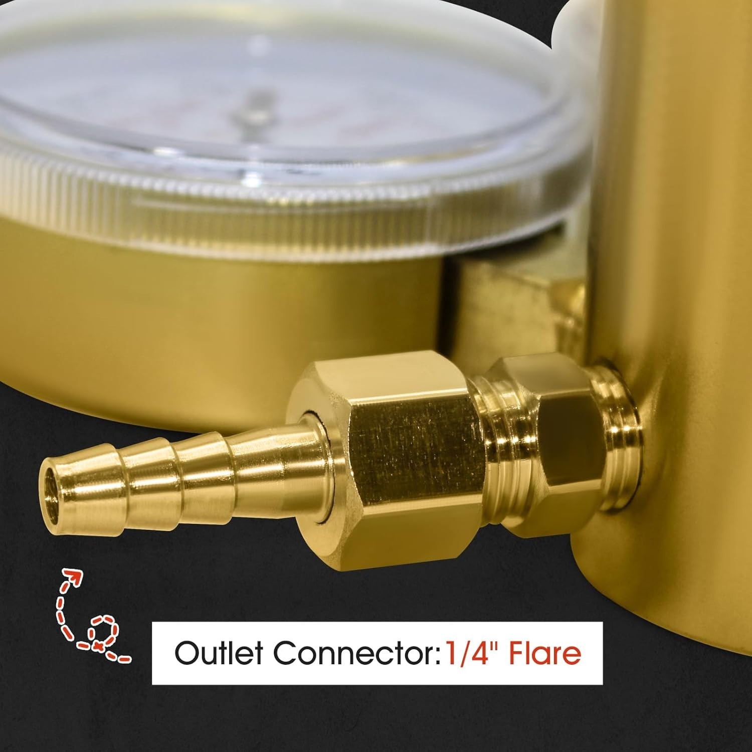 High Pressure Nitrogen Regulator, High Pressure Piston Regulator for Inert Ga...