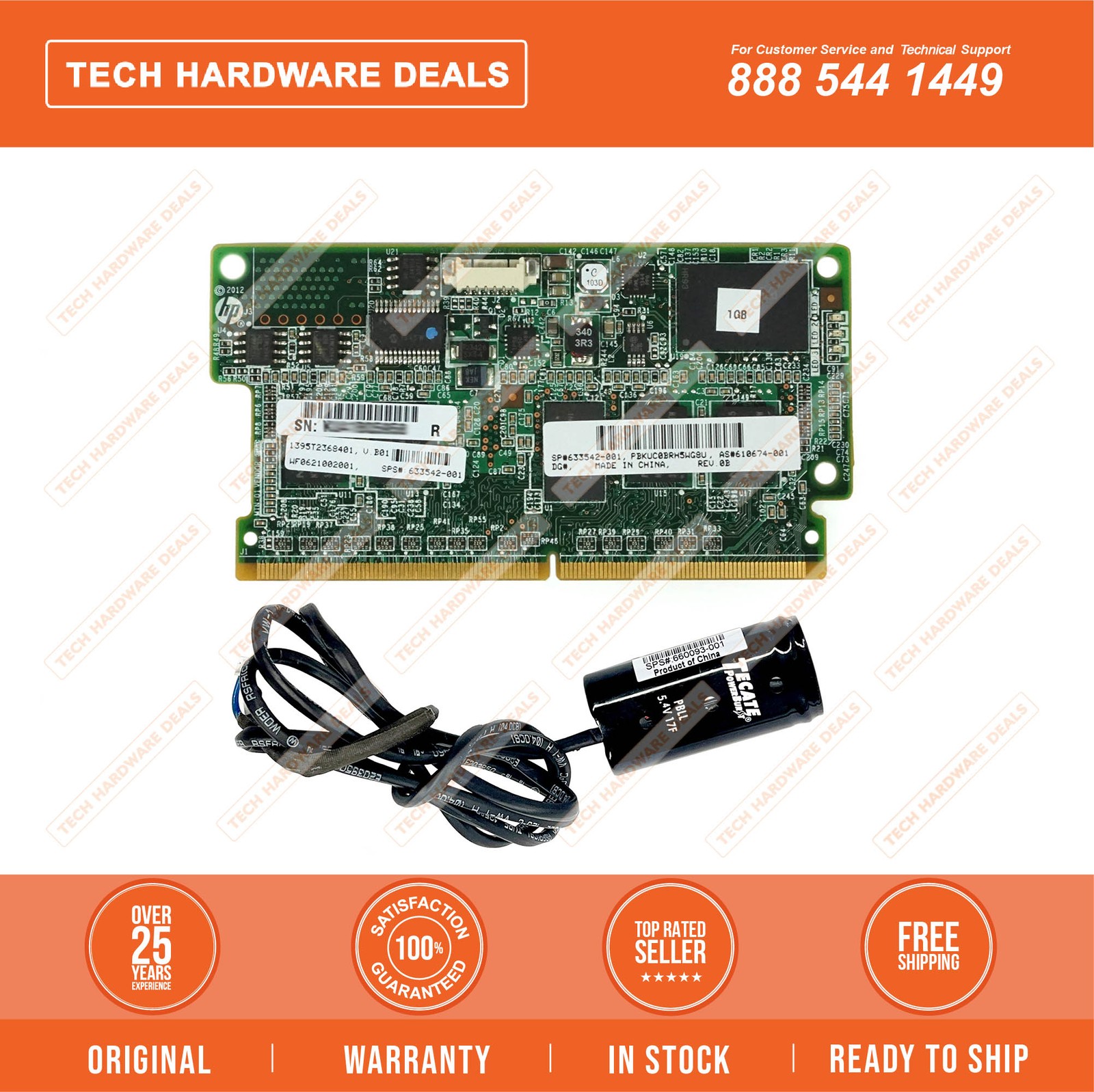 661069-B21 HP 512MB P-series Smart Array FWBC w/ Battery