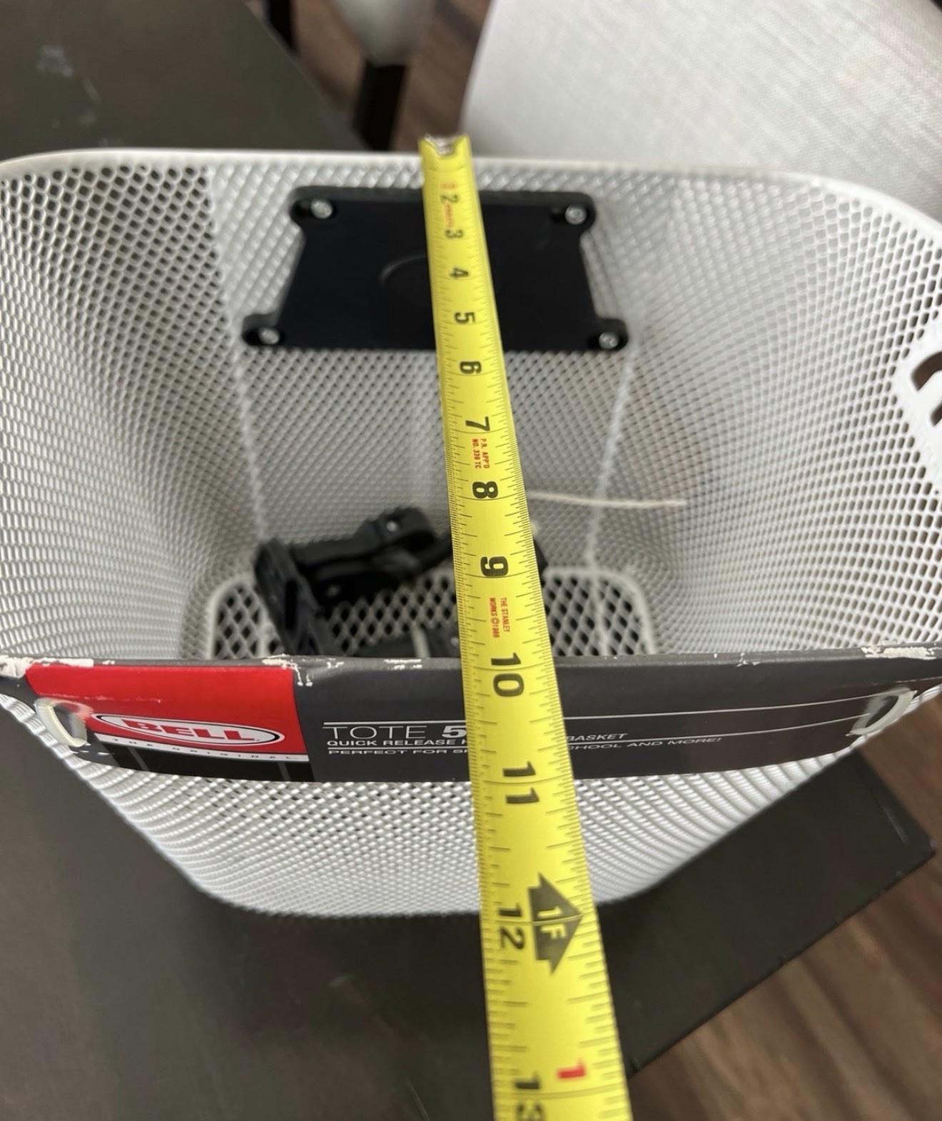 bell white bicycle tote 500