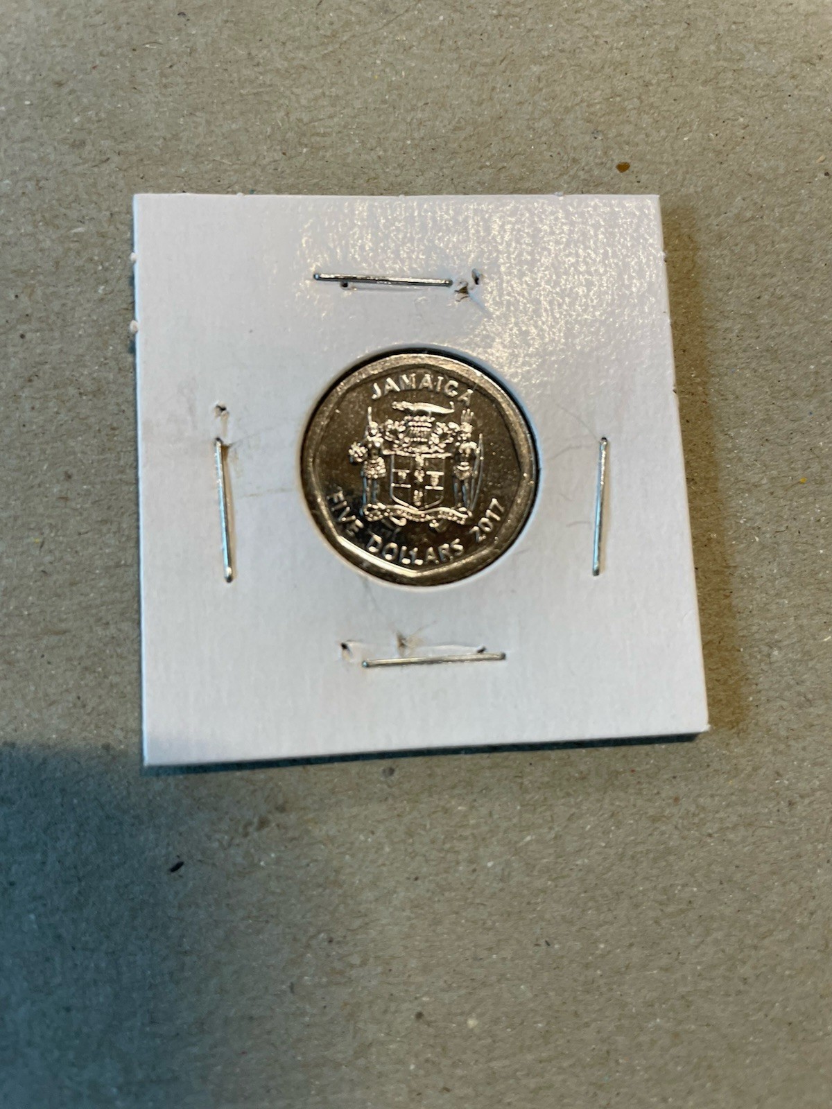 2017 Jamaican 5 Dollar Coin . Uncirculated