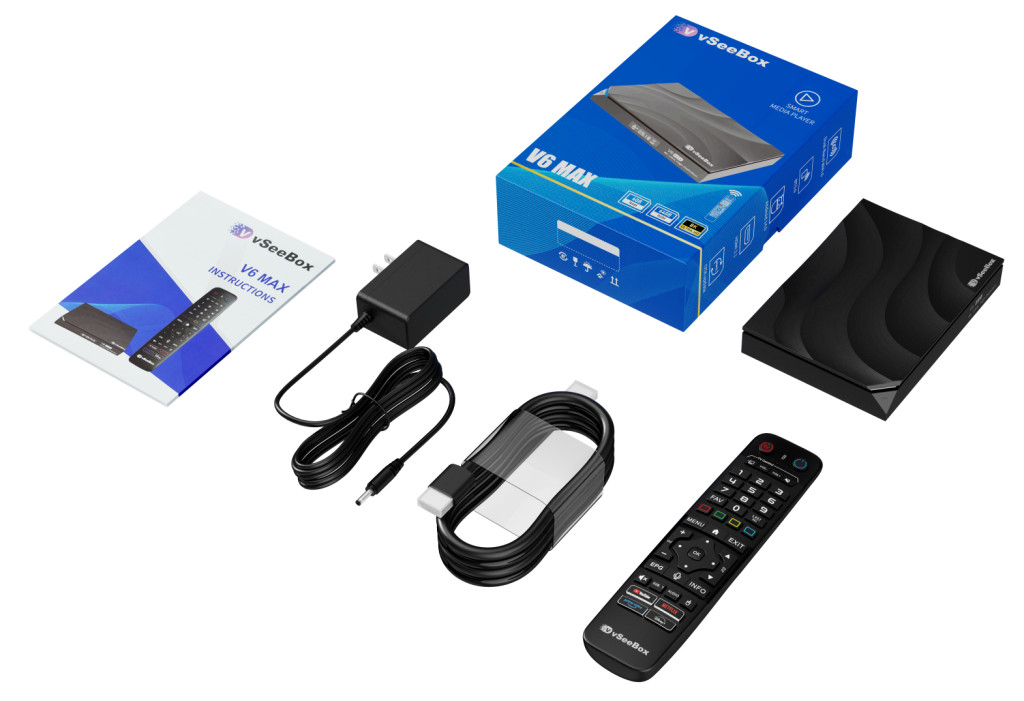 vSeeBox V6 Max Android Streaming Box – Authorized, Fast Same-Day Ship