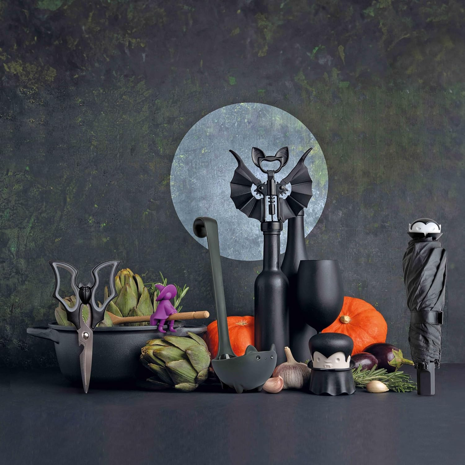 Original Elizabat Kitchen Scissors - Halloween Goth Cute Bat Kitchen Shears, Bat