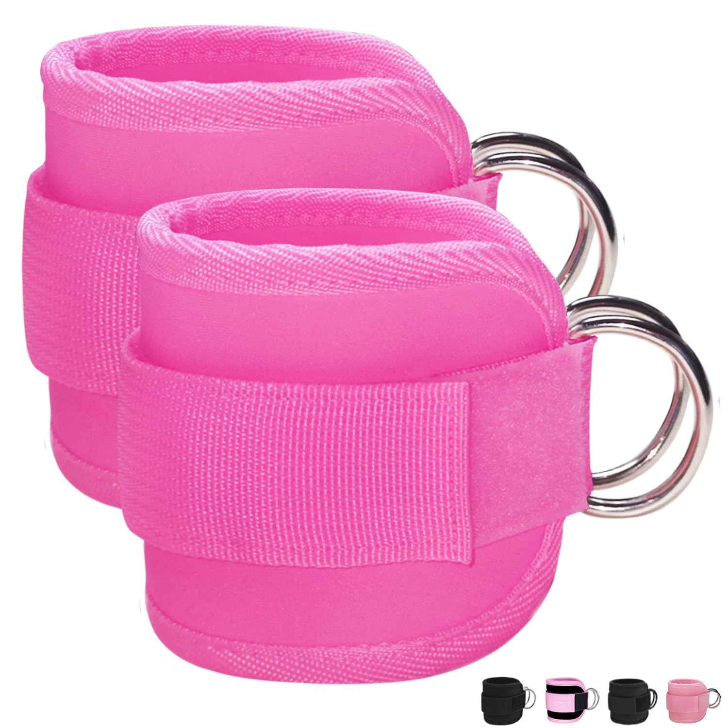 Adjustable Ankle Straps for Cable Machine  Glute Kickbacks & Leg Workouts