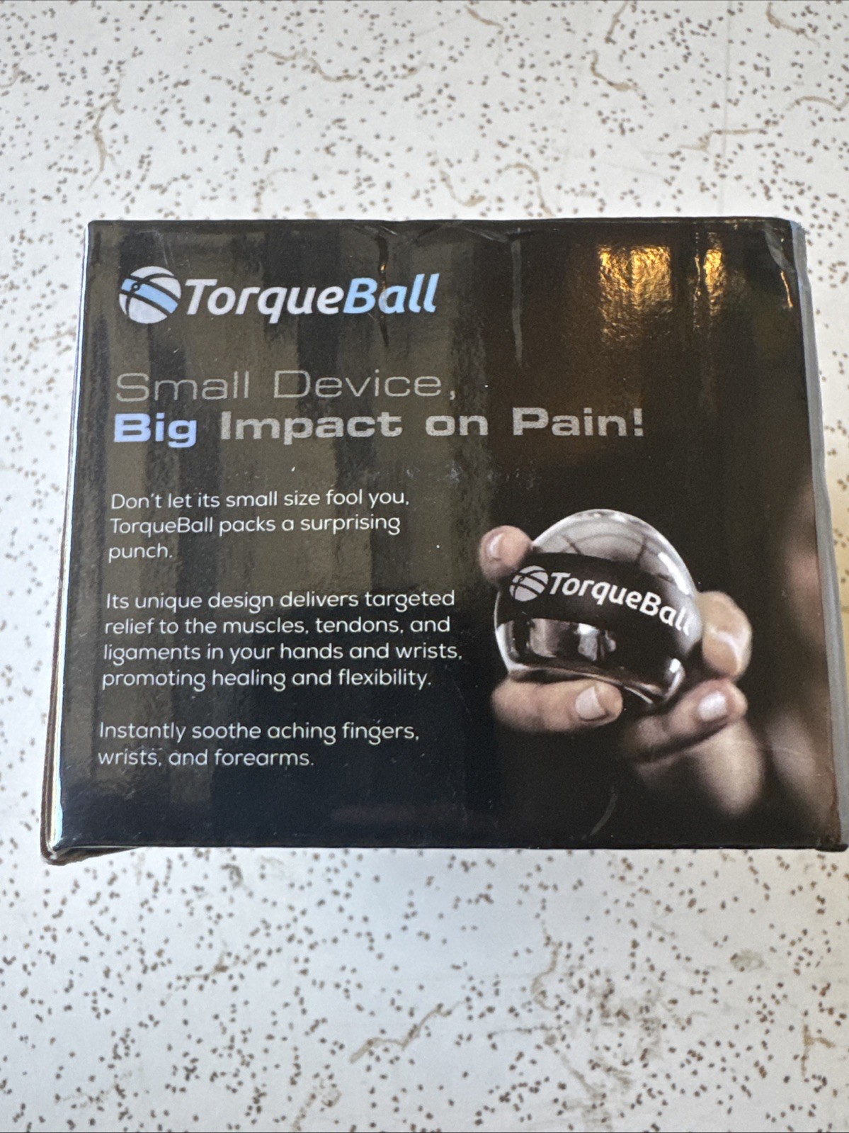 TorqueBall Self Starting Torque Ball Gyroscope Wrist Hand Exercise Therapy
