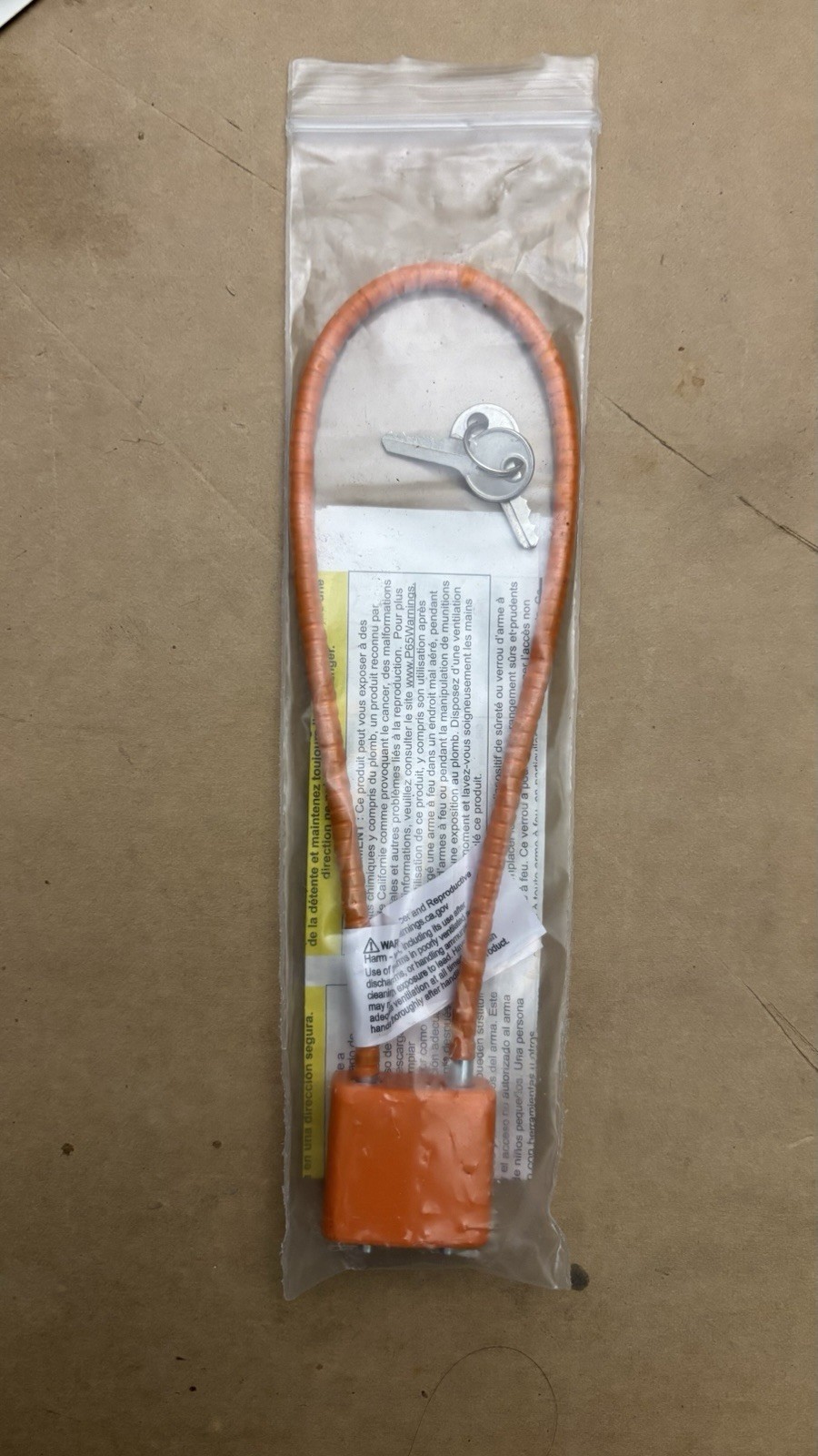 Glock Factory OEM Cable Lock Gun Model 17 19 20 21 22 23 26 27 30 31 32 33 34 35
