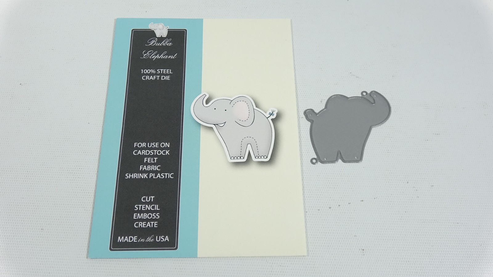 Memory Box Bubba Elephant Steel Craft Die Style 98113