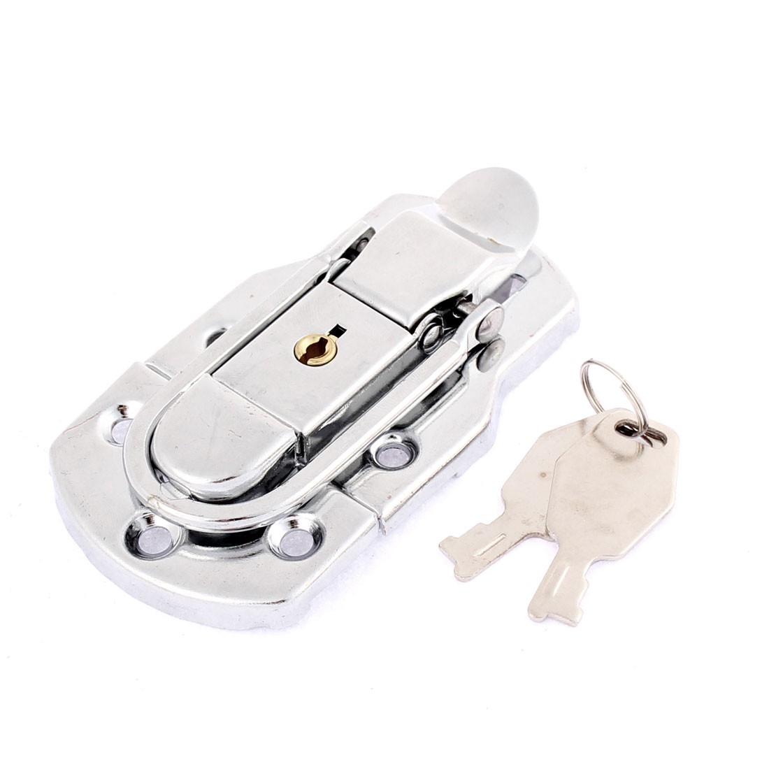 Suitcase Boxes Case Locking Clasp Toggle Catch Latch w 2 Keys