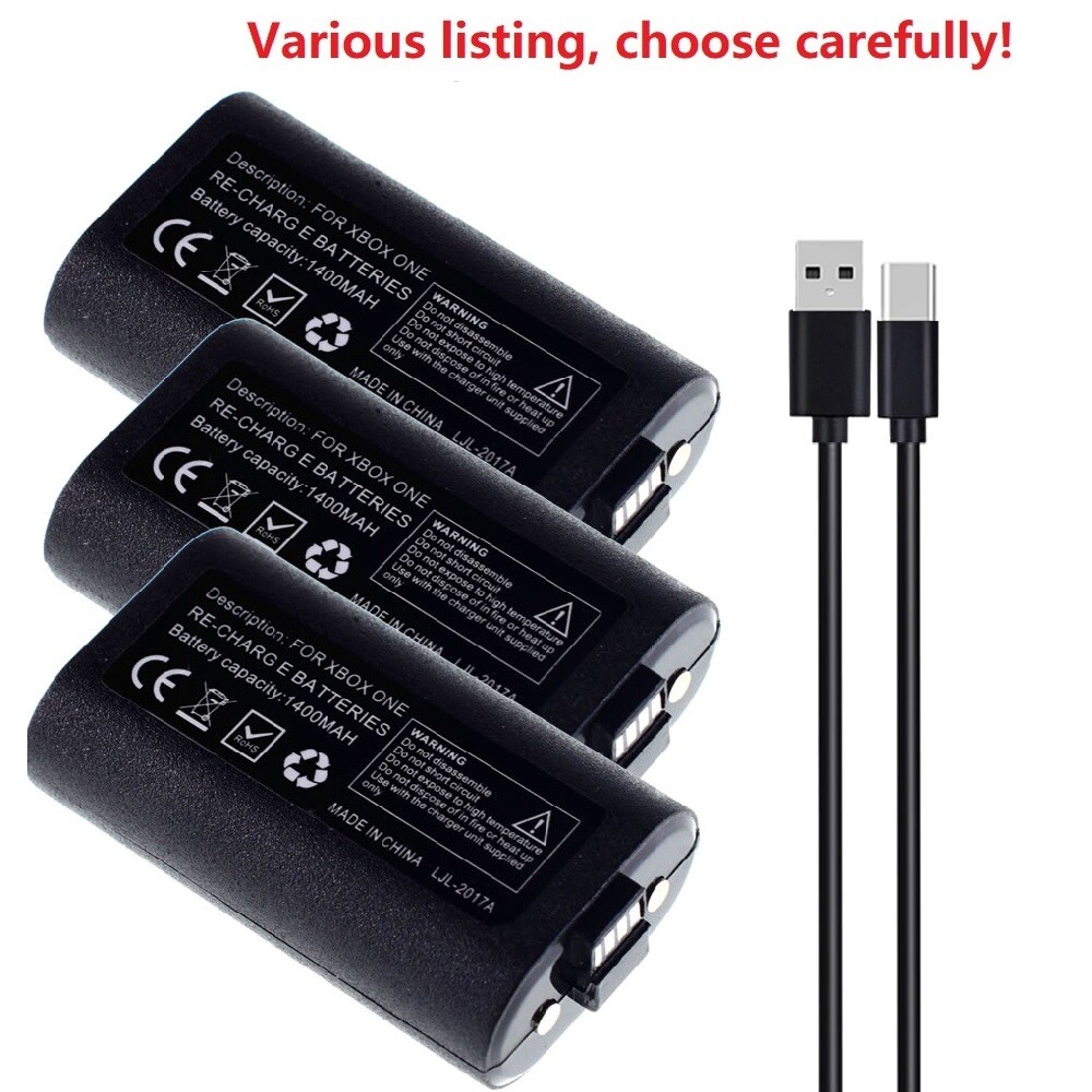 Rechargeable Battery + USB Cable charger for Xbox Series X, Series S Controller