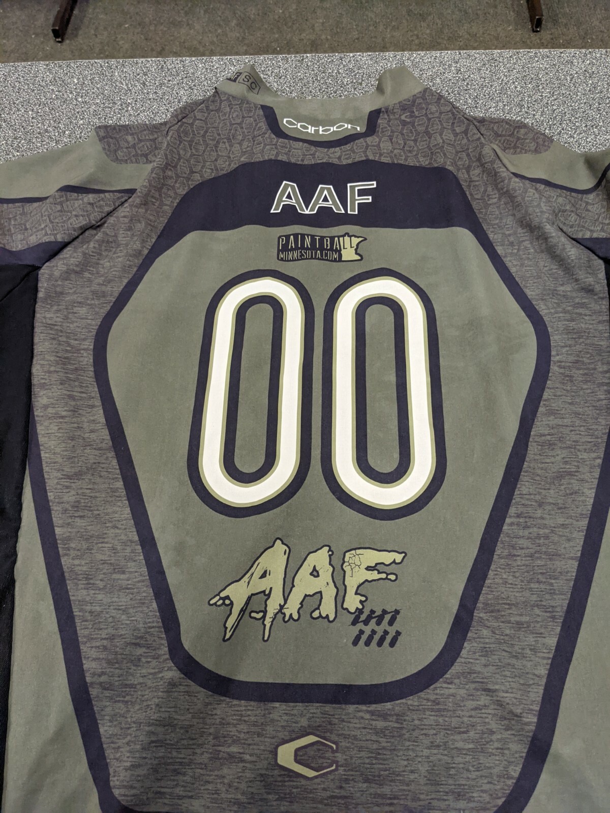 *Custom* AAF 2017 CARBON SC jersey. SIZE XL. RARE!