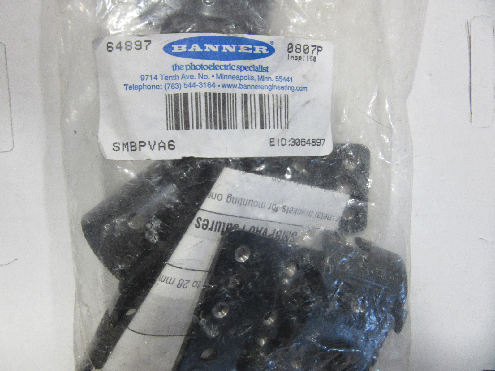 Banner 64897 Mounting Bracket Kit SMBPVA6 NEW!!! with Free Shipping