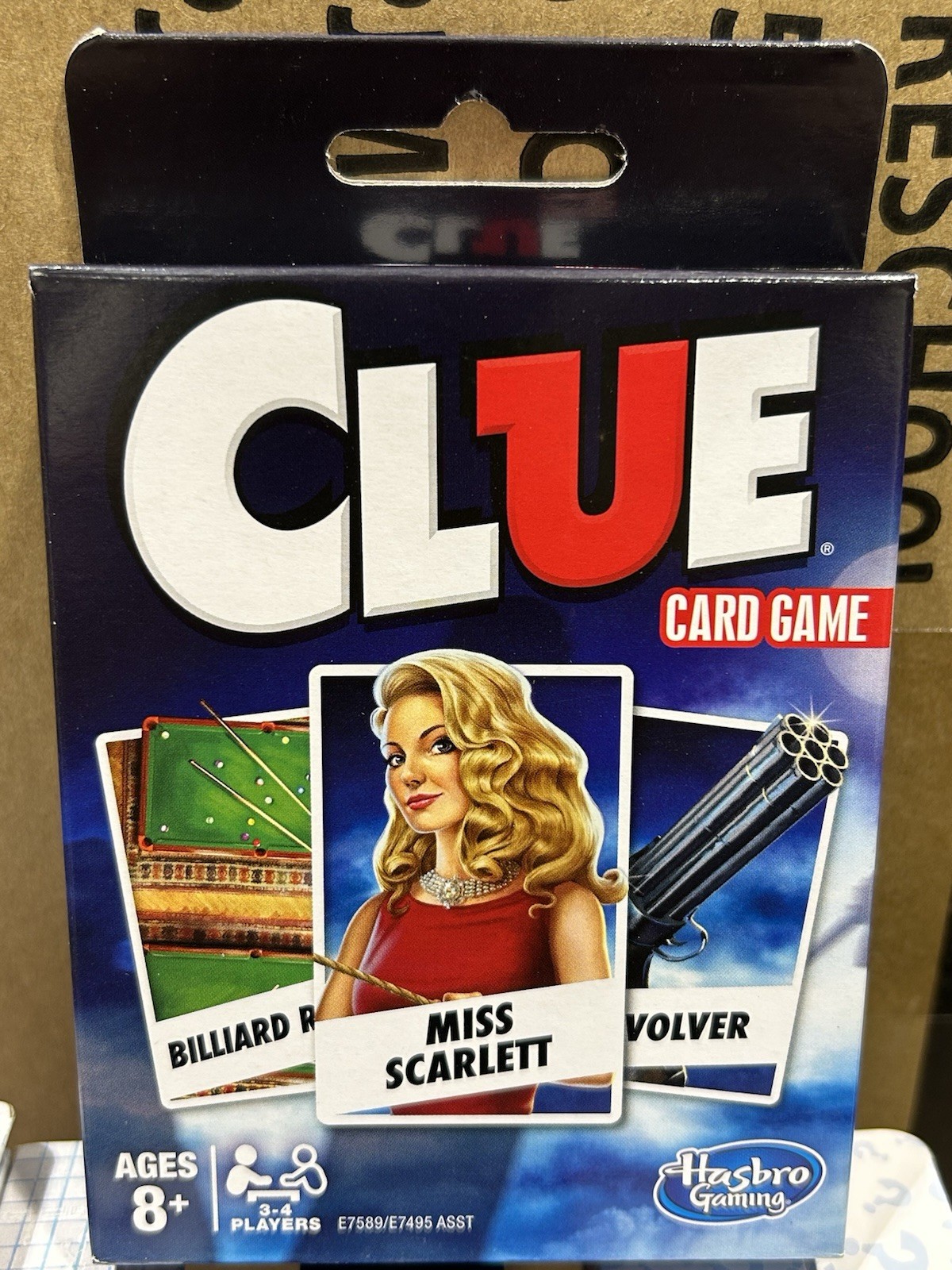 Clue Card Game by Hasbro Gaming – Mystery Detective Family Game Ages 8+
