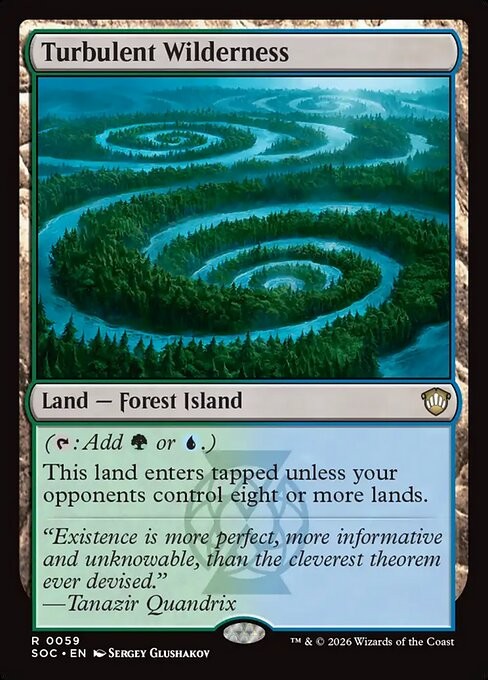 MTG Turbulent Wilderness [SOC] #59