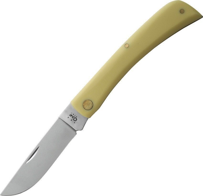 Case Cutlery Sodbuster Yellow Delrin Handle CV Steel Pocket Knife - 38