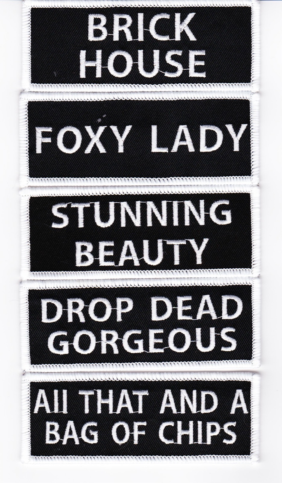 FOXY LADY SEW/IRON ON PATCH EMBLEM BADGE EMBROIDERED LINGERIE SEXY BIKER SEX