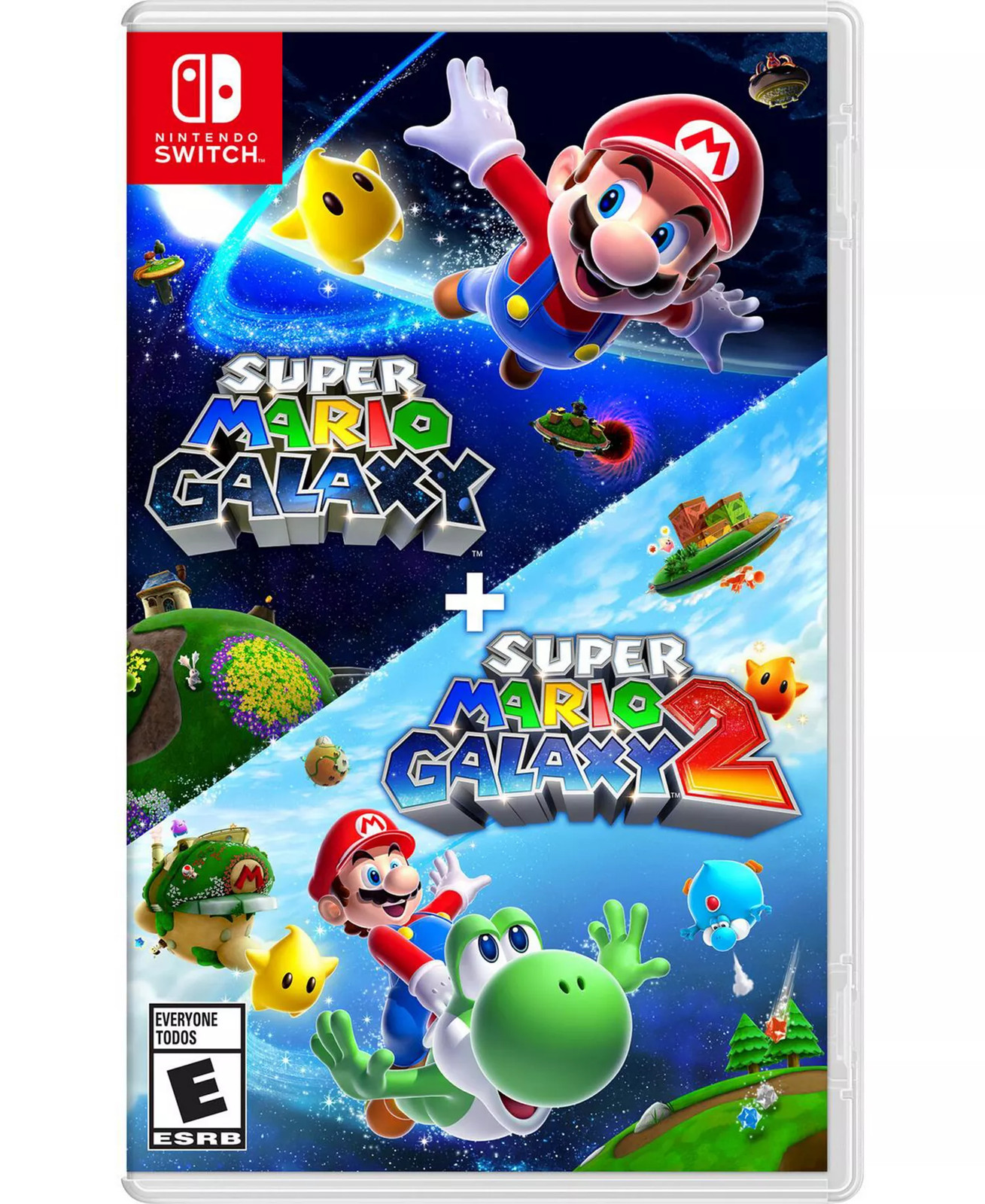 Super Mario Galaxy + Super Mario Galaxy 2 for Nintendo Switch. FREE SHIPPING