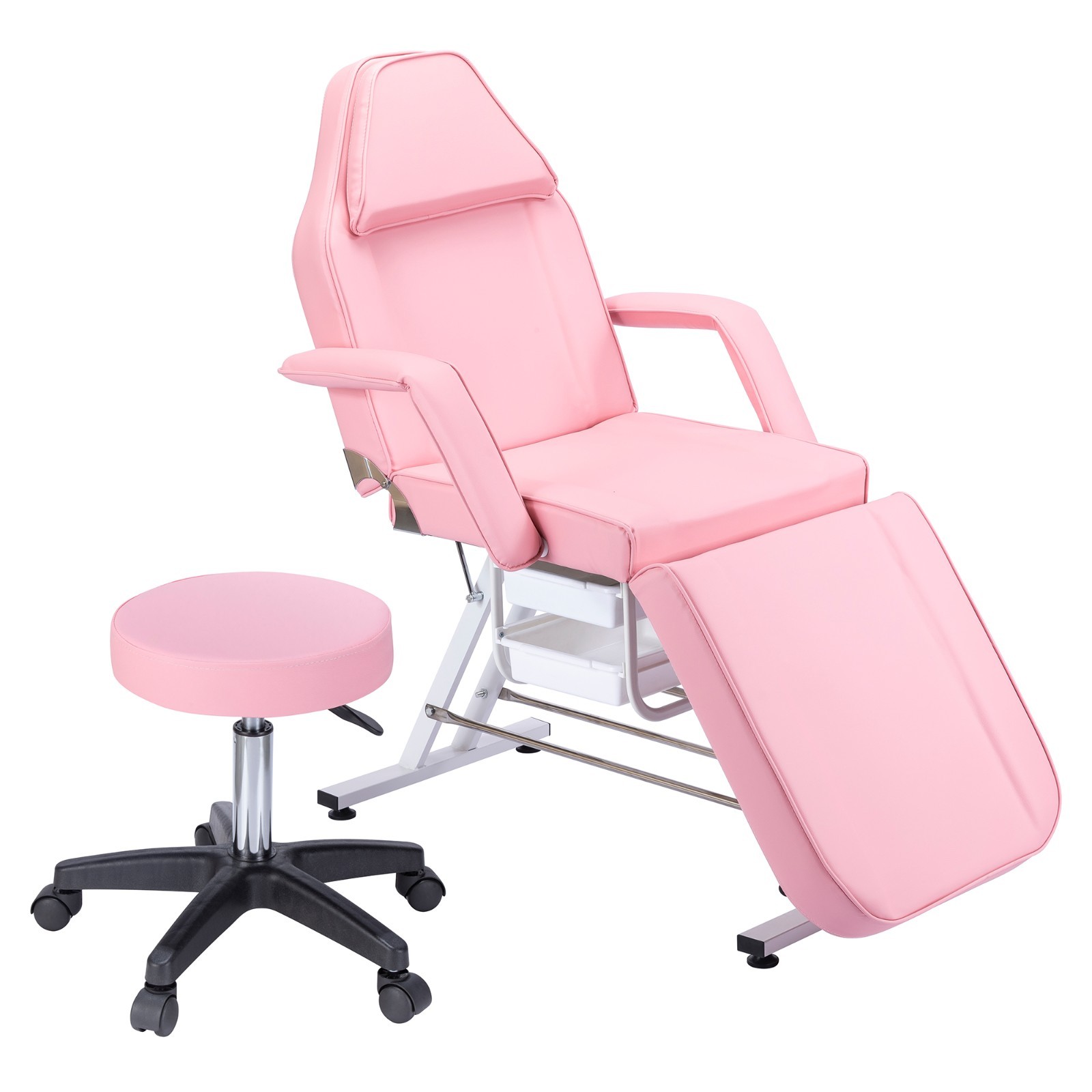 Multifunctional adjustable facial bed and table beauty equipment, Pink