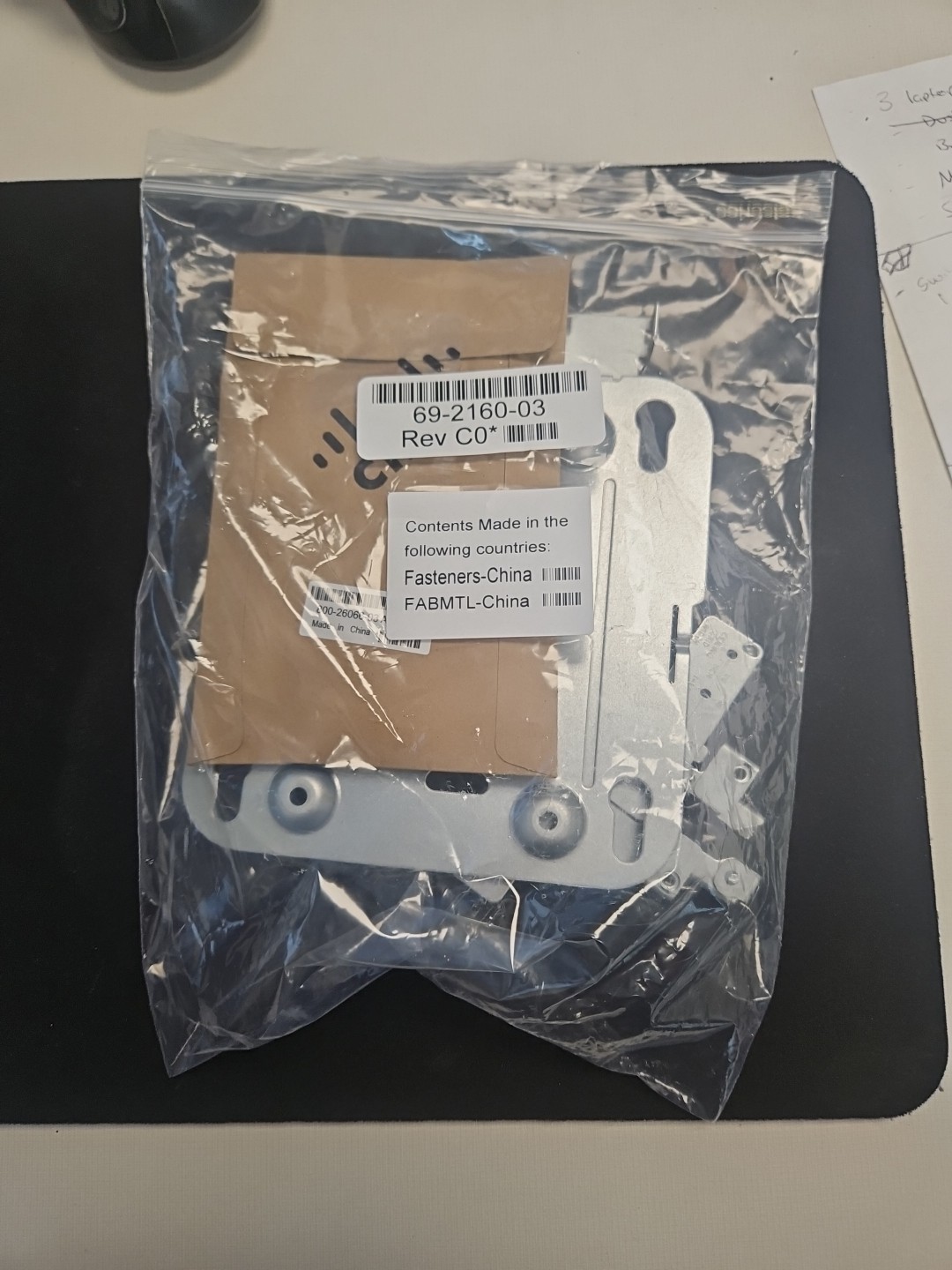 Ceiling Mount Bracket (Flush) Kit for Cisco Aironet Access Points + Ceiling Clip