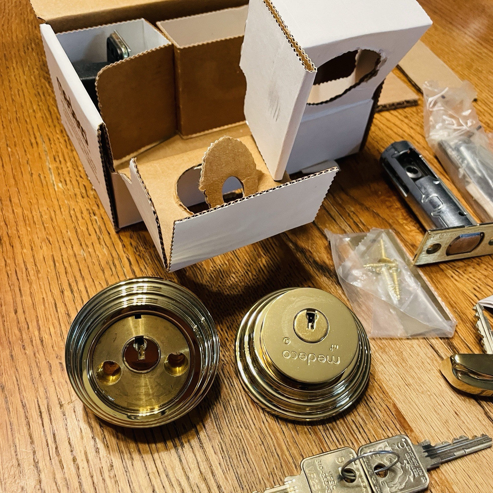 Medeco Maxum ASSA 11TR533 High Security Deadbolt NOS With 2 Keys