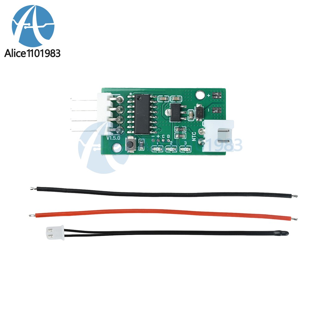 5/12V 4-Wire PWM Fan Temperature Controller Speed Regulator Fan Speed Governor