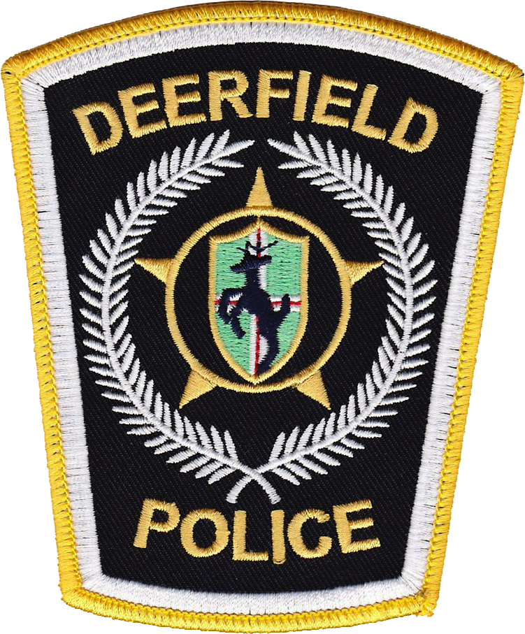 DEERFIELD POLICE DEPARTMENT SHOULDER PATCH: Supervisor